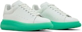 Cheap Alexander McQueen Sepatu Oversized 'Putih Hijau' 682397-WIB94-9487
