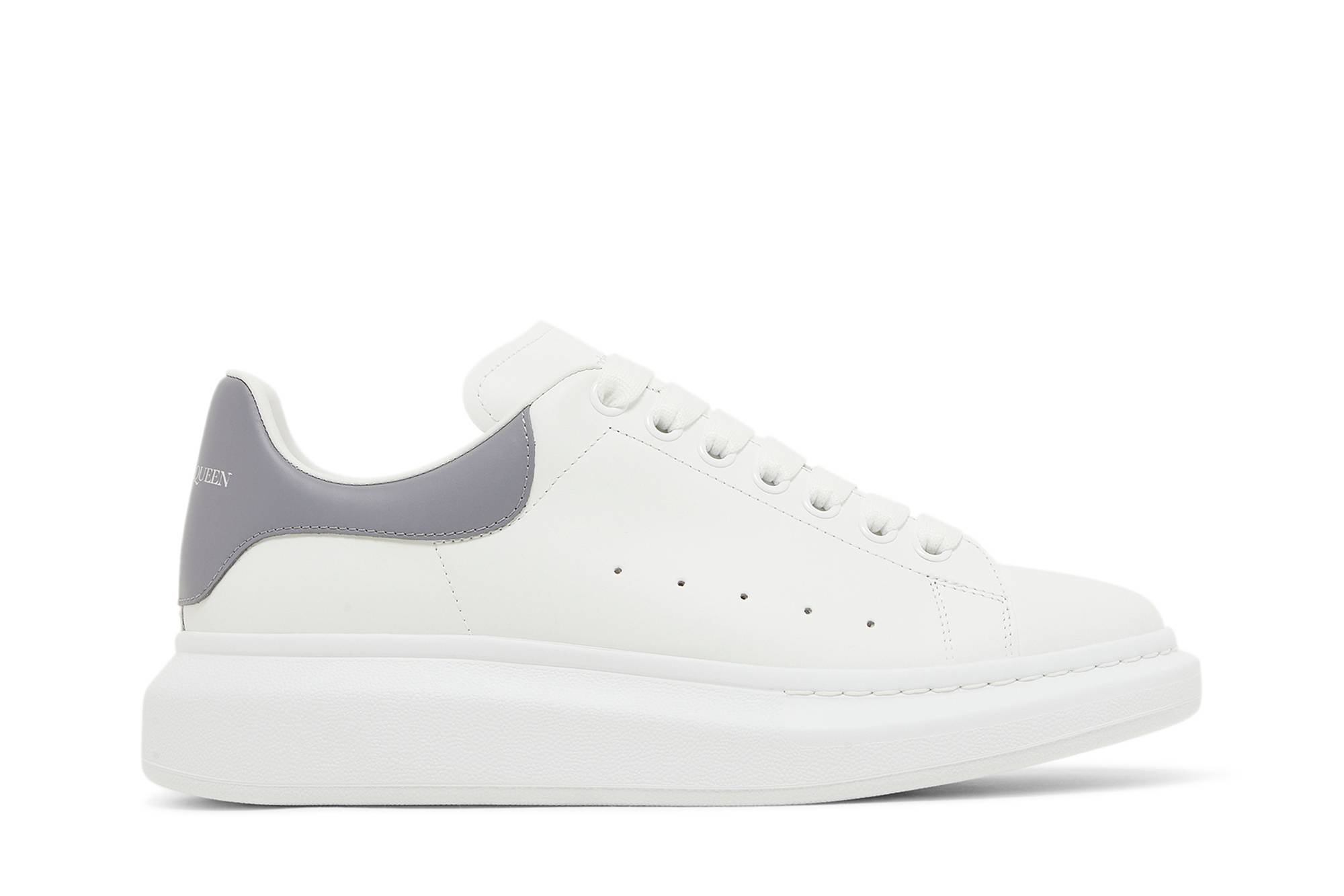 Alexander McQueen Oversized Sneaker 'White Grey' 727388WHGP58715