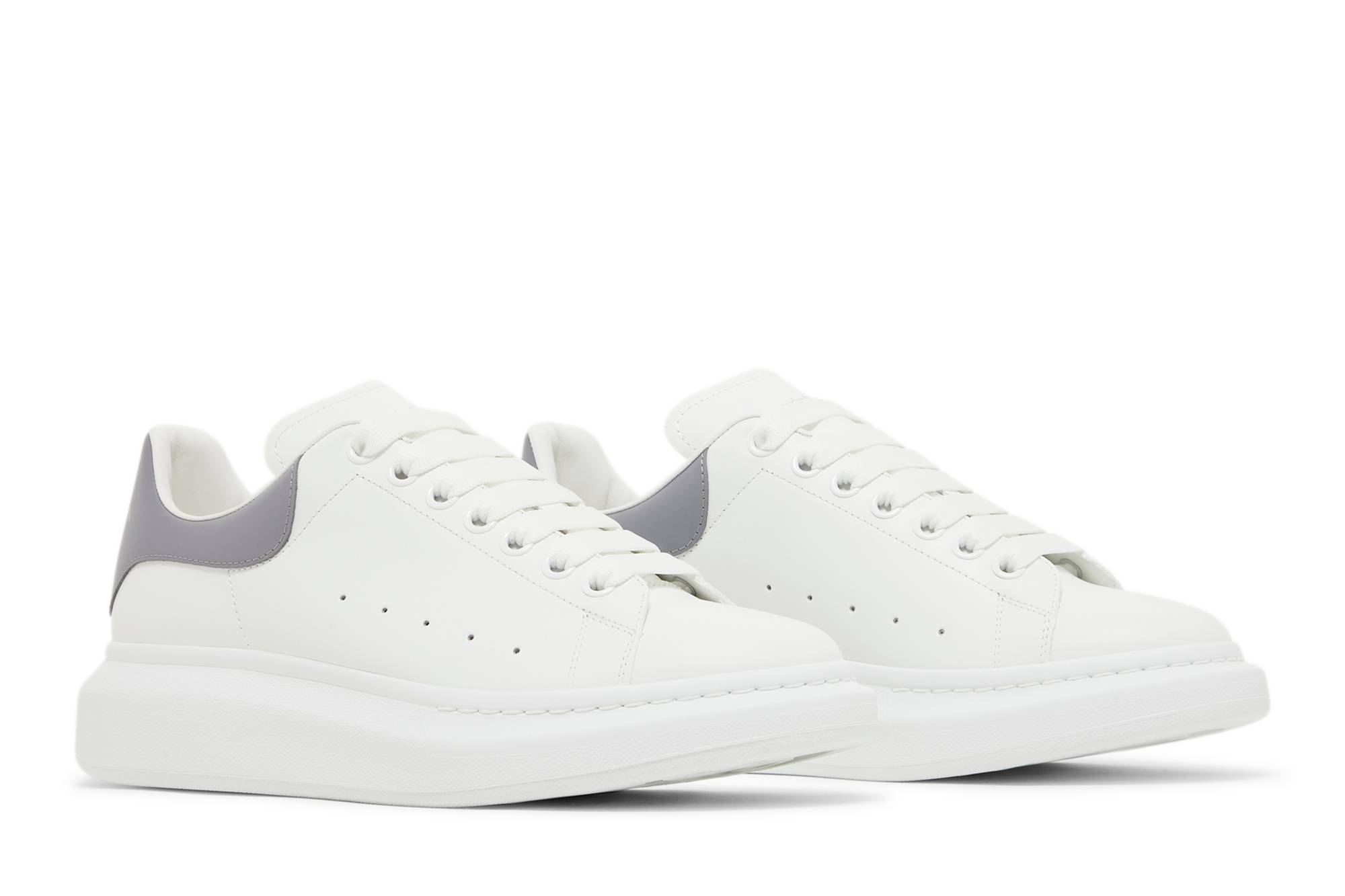 Cheap Alexander McQueen Oversized Sneaker 'Putih Kelabu' 727388WHGP58715