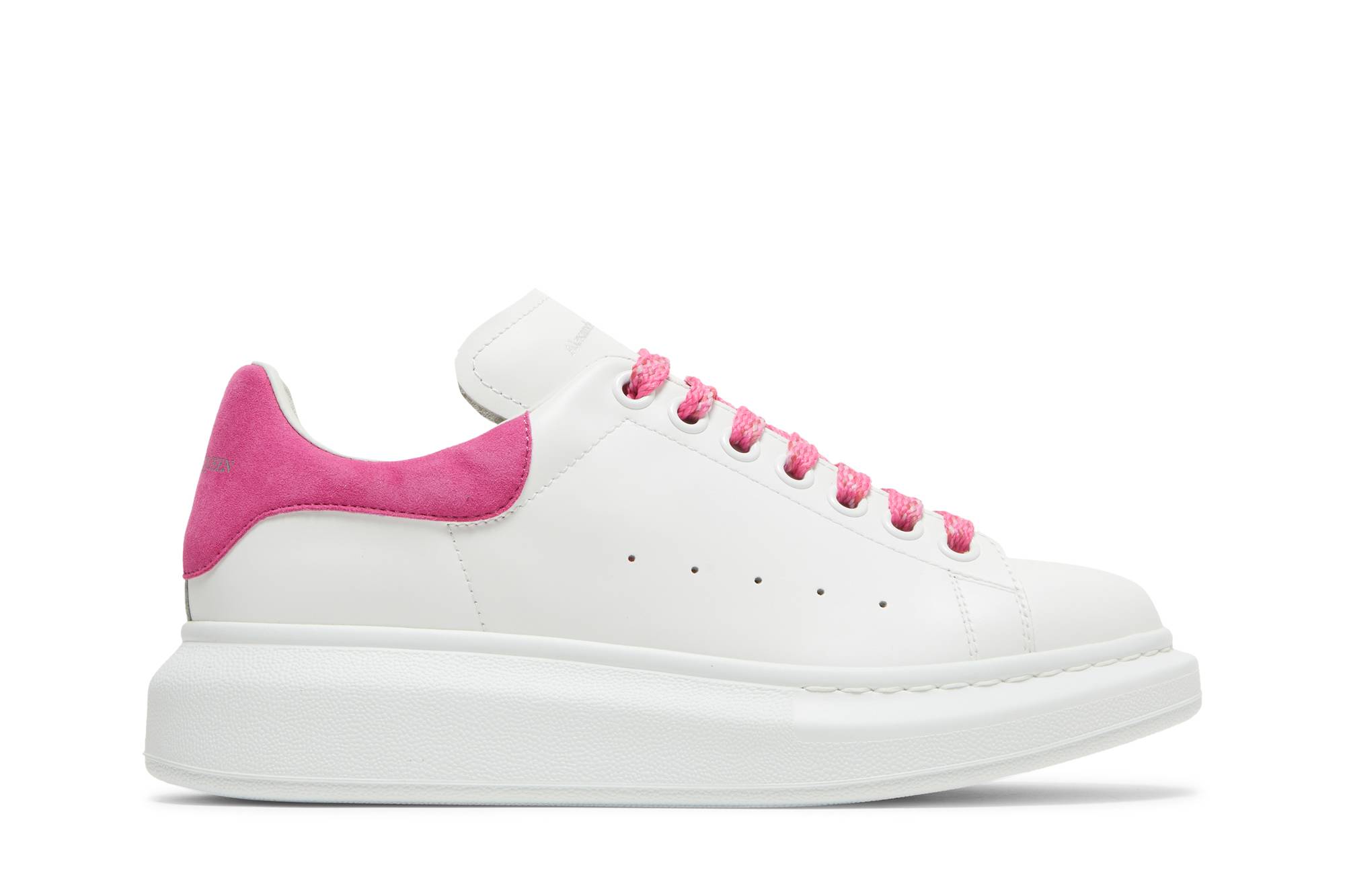 Buy (W) Zapatillas Alexander McQueen Oversized 'Blanco Rosa Fucsia' 553770-WHGP7-9363