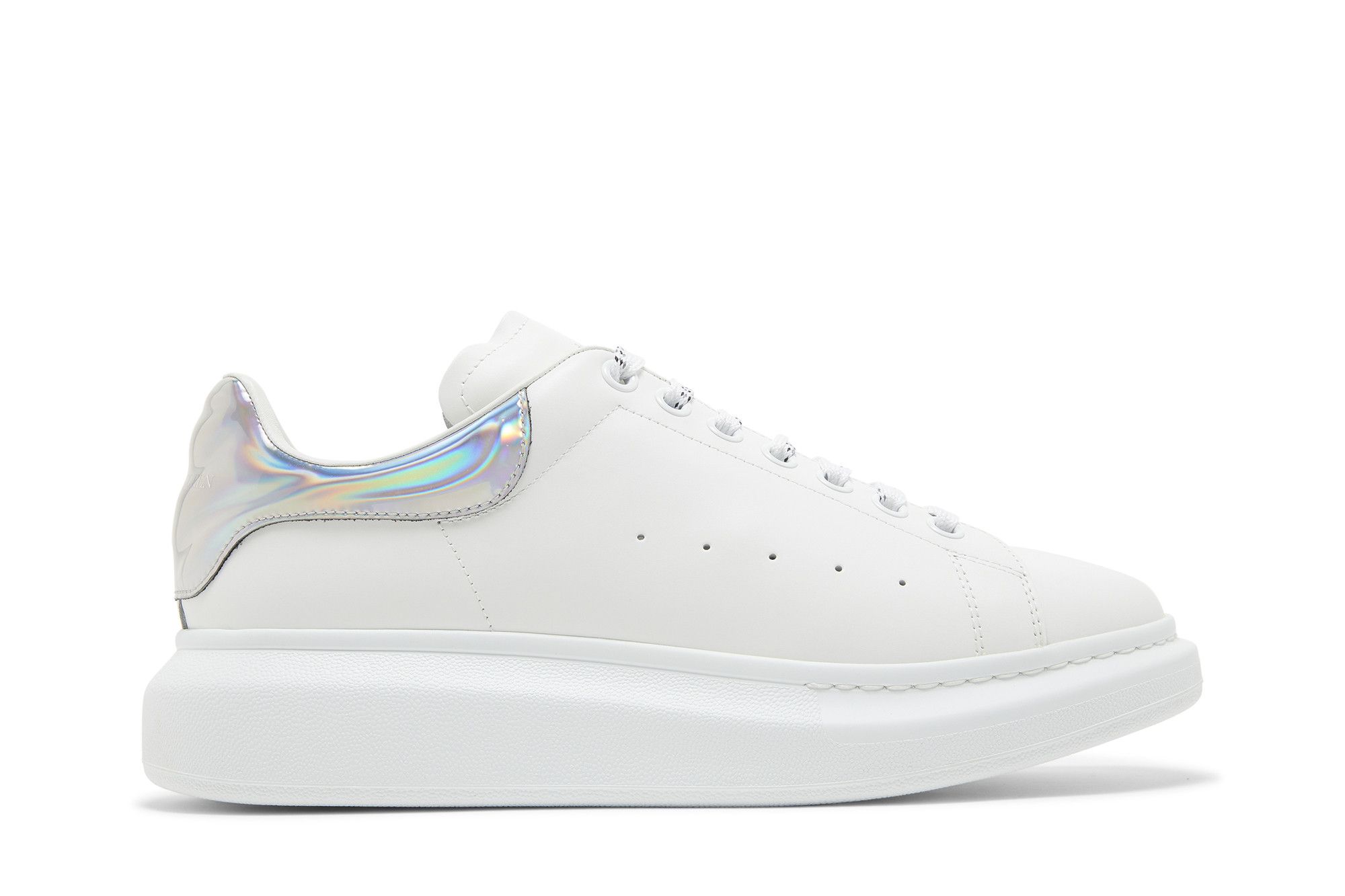 Alexander McQueen Oversized Sneaker 'White Iridescent' 688525-WHVIU-9071