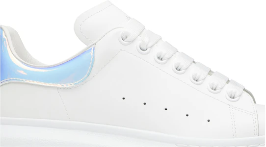 Lookbook Alexander Mcqueen 光滑小牛皮 白雷射 帆布鞋 白#送禮推薦