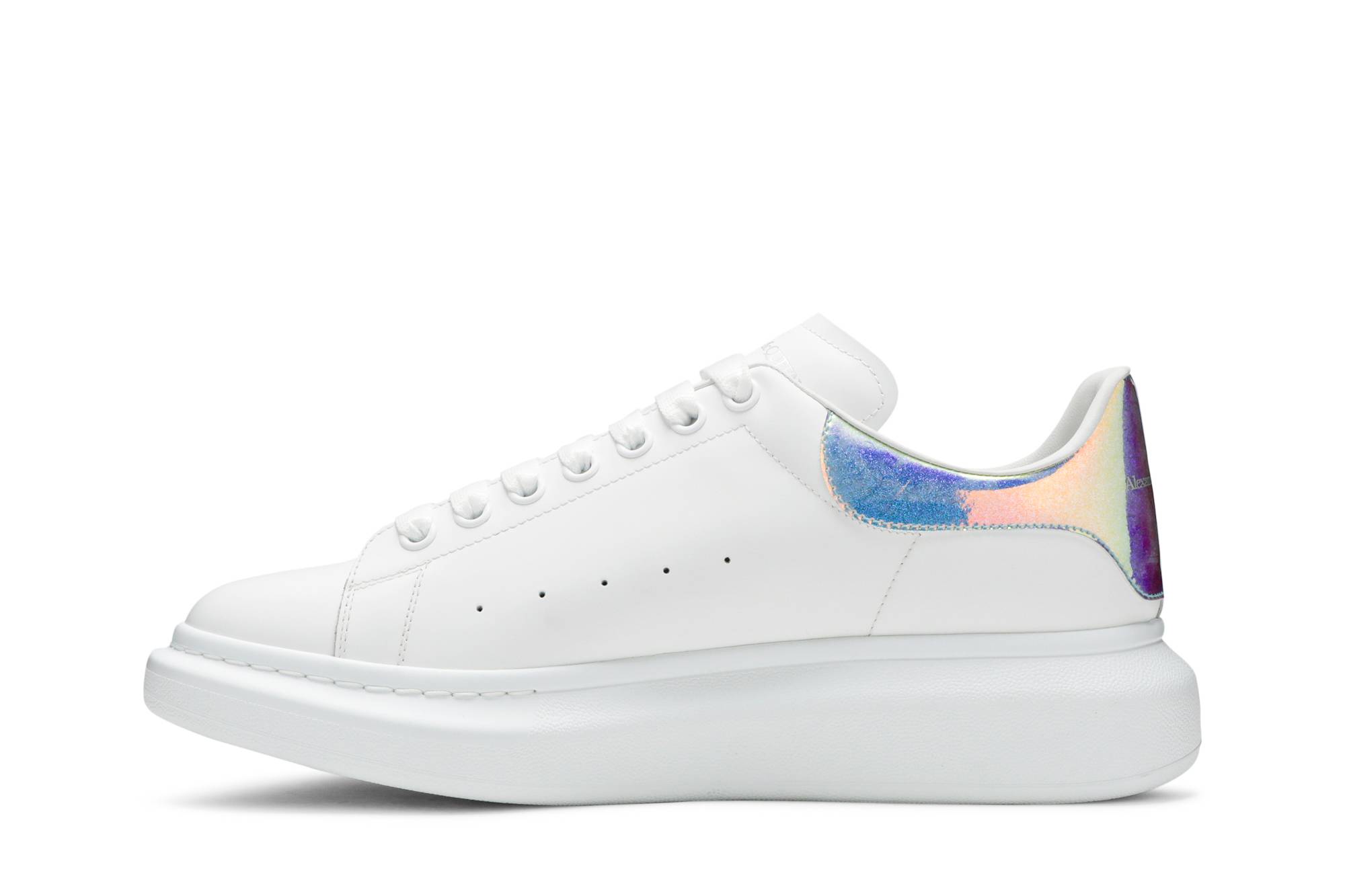 Lookbook Alexander McQueen Oversized Sneaker 'Putih Iridescent' 553680WHX929123