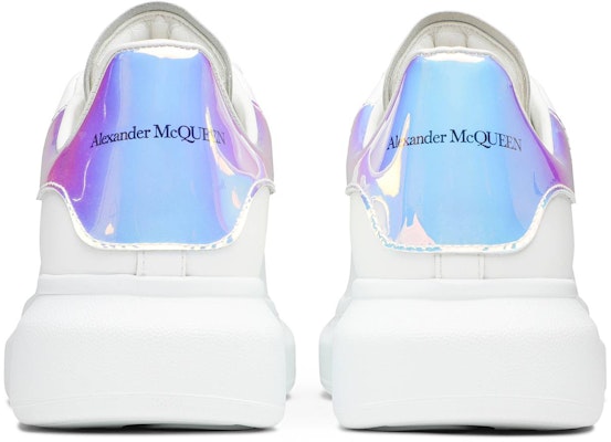 Alexander McQueen Oversized Sneaker 'White Iridescent' 561580WHVI59375 Details for Alexander McQueen Oversized Sneaker 'White Iridescent' 561580WHVI59375