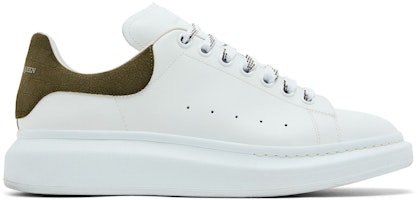 Alexander McQueen Oversized Sneaker 'White Khaki Crocodile' 625162-WHZ4K-9055 Alexander McQueen Oversized Sneaker 'White Khaki Crocodile' 625162-WHZ4K-9055