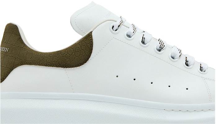 알렉산더 맥퀸 오버사이즈 스니커즈 '화이트 카키 크로커다일' (78 characters) 625162-WHZ4K-9055 Order 알렉산더 맥퀸 오버사이즈 스니커즈 '화이트 카키 크로커다일' (78 characters) 625162-WHZ4K-9055