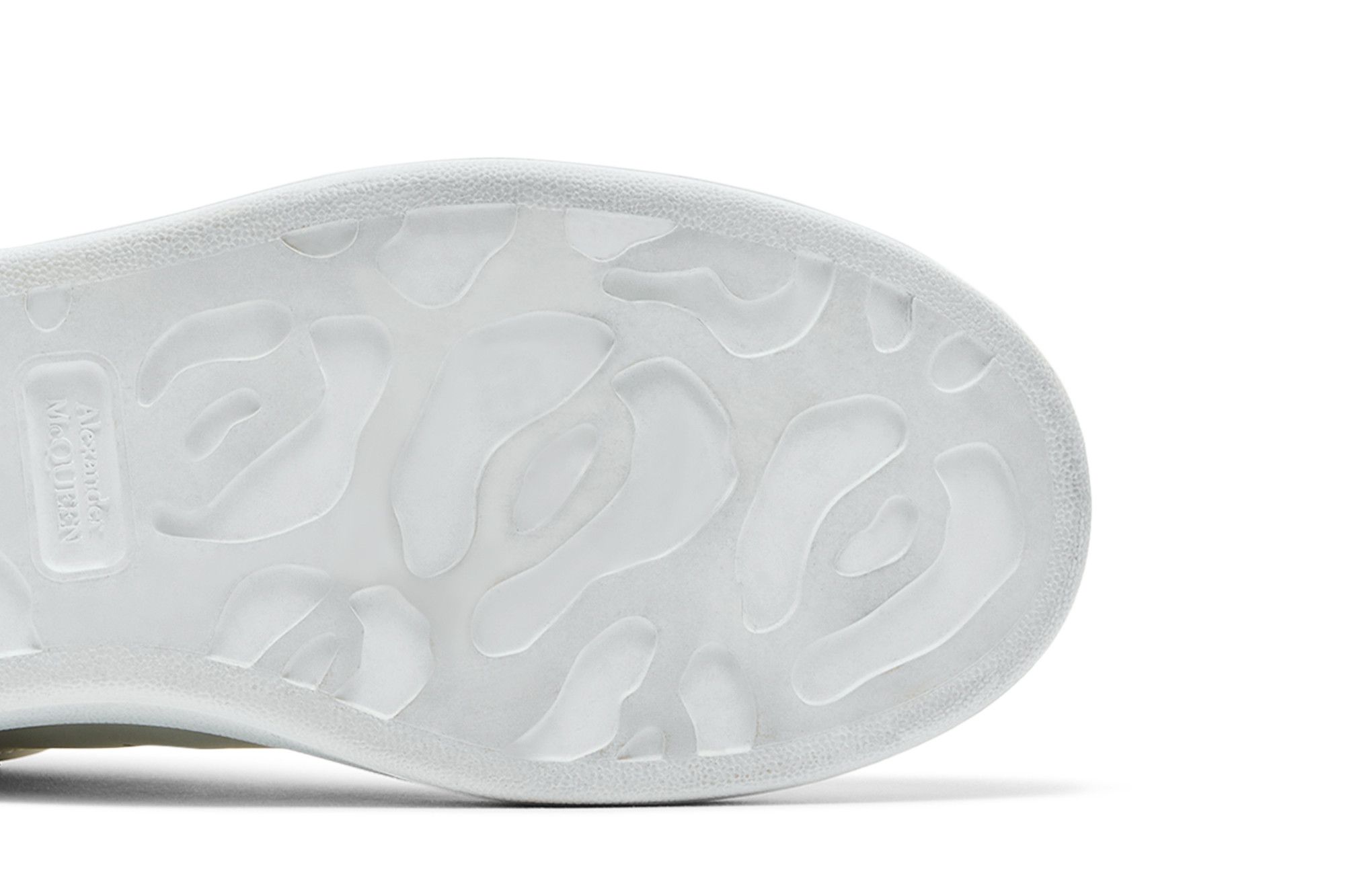 Purchase 亚历山大·麦昆 白色卡其色鳄鱼纹厚底球鞋 625162-WHZ4K-9055