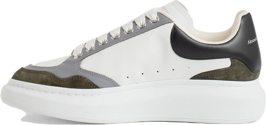Alexander McQueen Oversized Sneaker 'Putih Khaki Kelabu' 757710-WIA5V-3155 Buy Alexander McQueen Oversized Sneaker 'Putih Khaki Kelabu' 757710-WIA5V-3155
