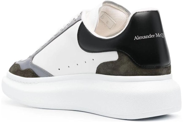 Alexander McQueen Oversized Sneaker 'Putih Khaki Kelabu' 757710-WIA5V-3155 Shop Alexander McQueen Oversized Sneaker 'Putih Khaki Kelabu' 757710-WIA5V-3155