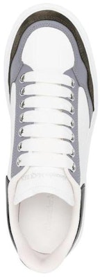 Alexander McQueen Oversized Sneaker 'Putih Khaki Kelabu' 757710-WIA5V-3155 Purchase Alexander McQueen Oversized Sneaker 'Putih Khaki Kelabu' 757710-WIA5V-3155