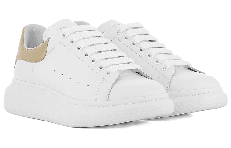 Alexander McQueen Oversized Sneaker 'White Light Gold' 圖 3