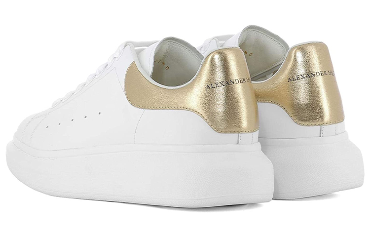 Alexander McQueen Oversized Sneaker 'White Light Gold' 圖 4