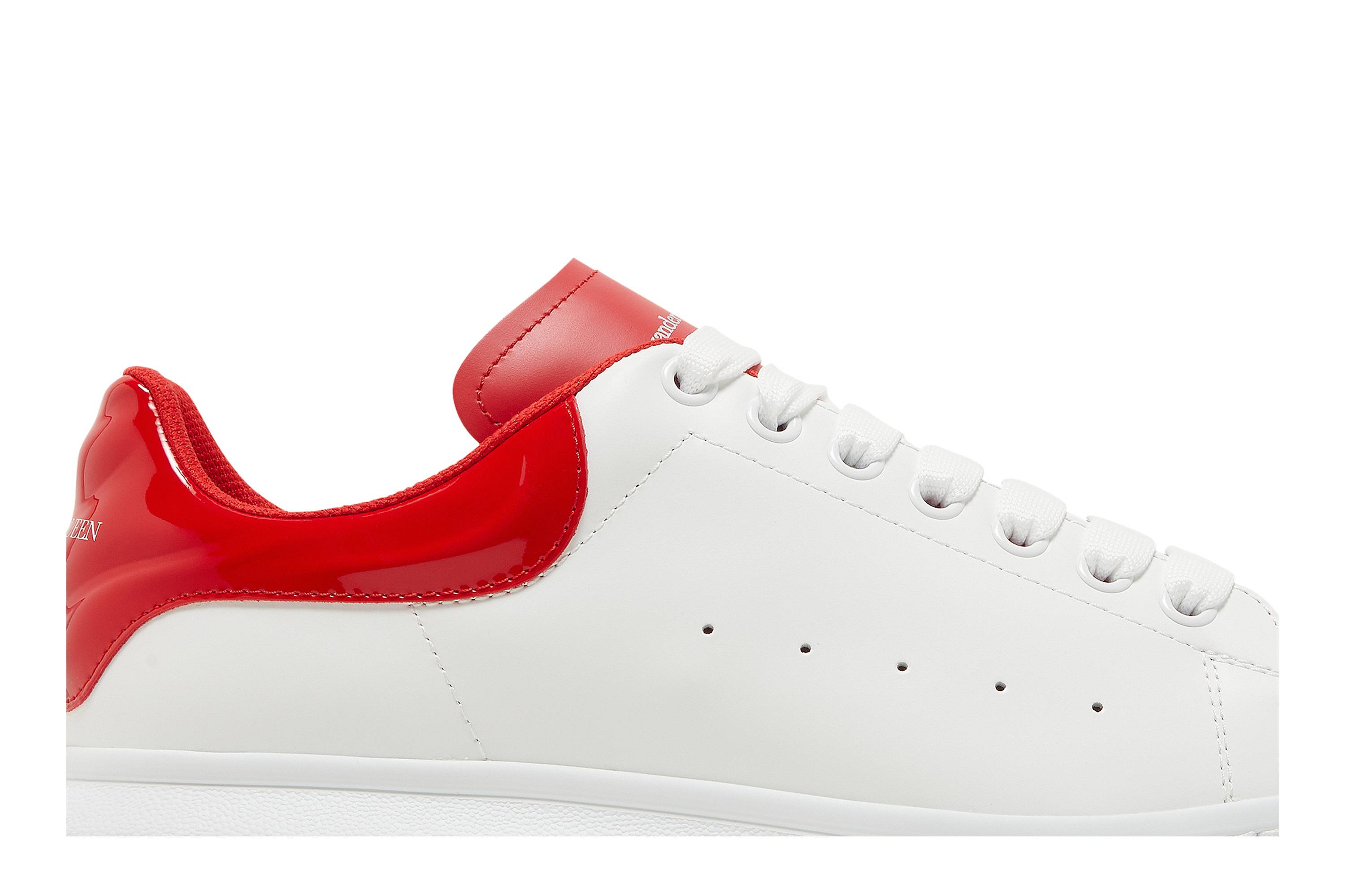 Order 알렉산더 맥퀸 오버사이즈 스니커즈 '화이트 레드' 682399-WIB92-9676