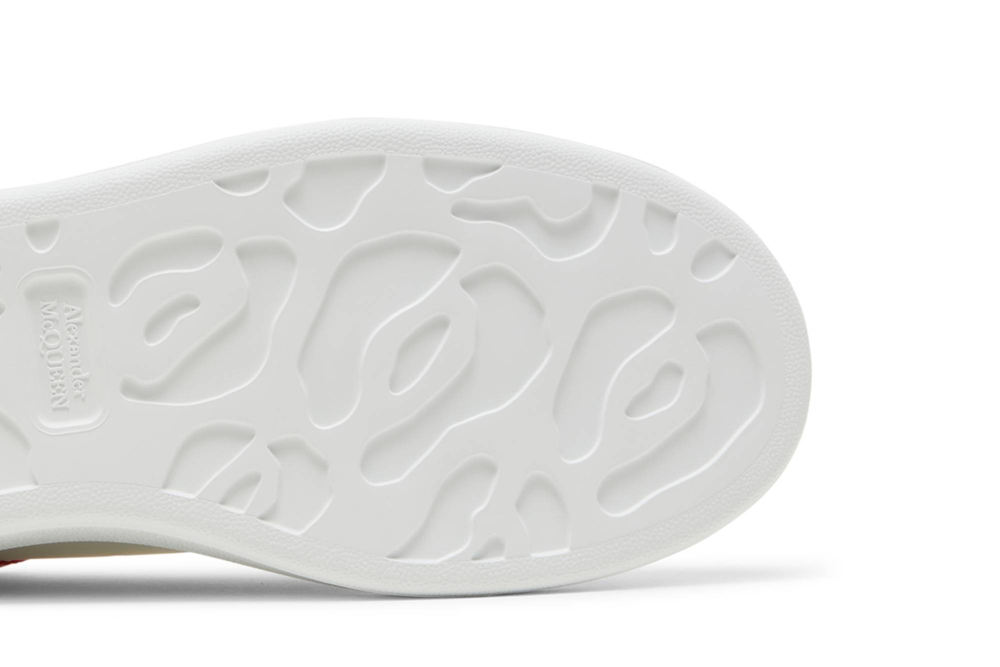 Purchase 알렉산더 맥퀸 오버사이즈 스니커즈 '화이트 레드' 682399-WIB92-9676