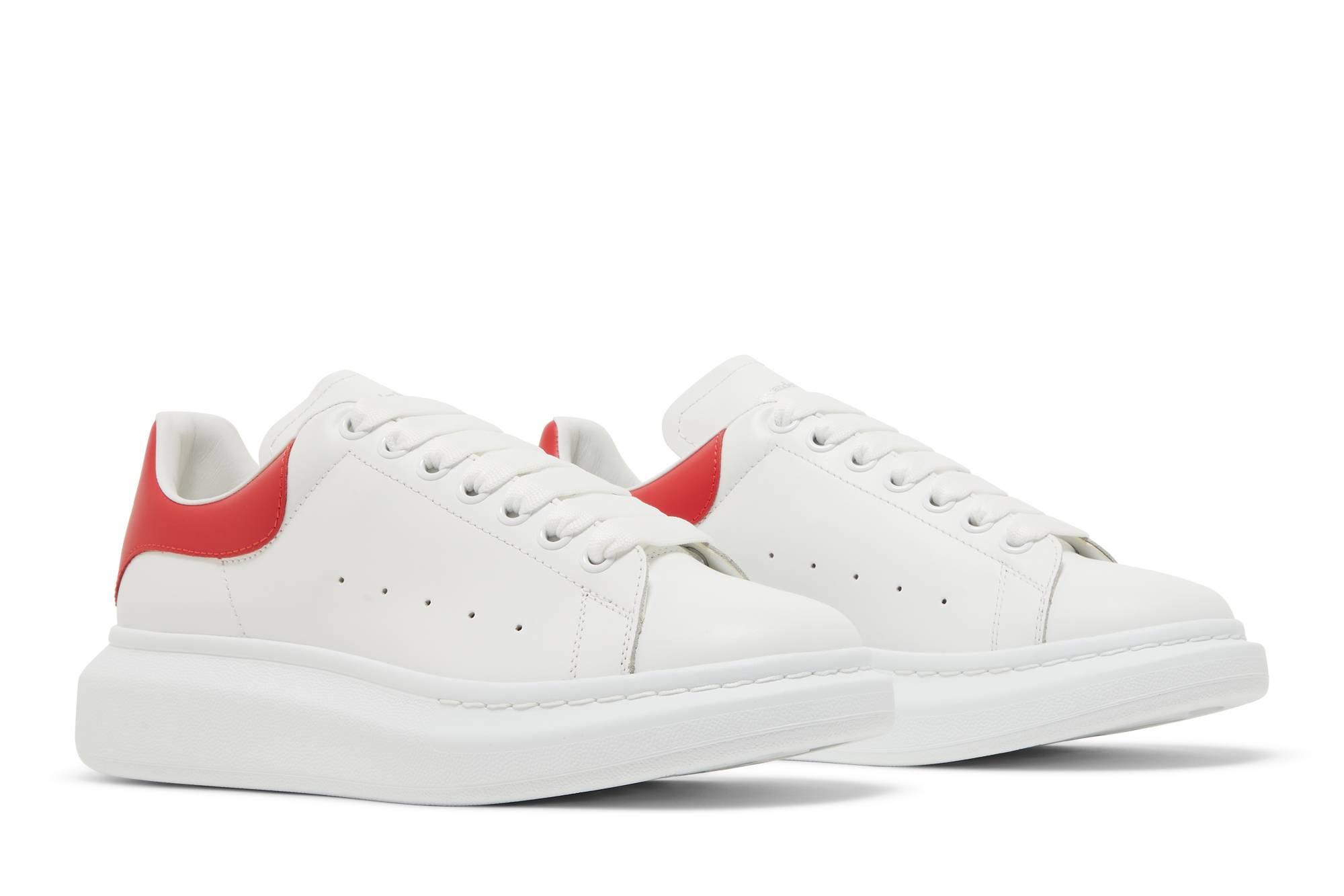 Alexander McQueen Oversized Sneaker 'White Lust Red' 圖 8