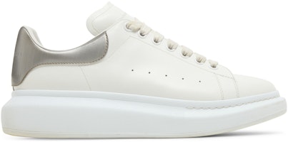 Alexander McQueen Oversized Sneaker 'White Metallic Platinum' 586204-WIBNR-9732 Alexander McQueen Oversized Sneaker 'White Metallic Platinum' 586204-WIBNR-9732