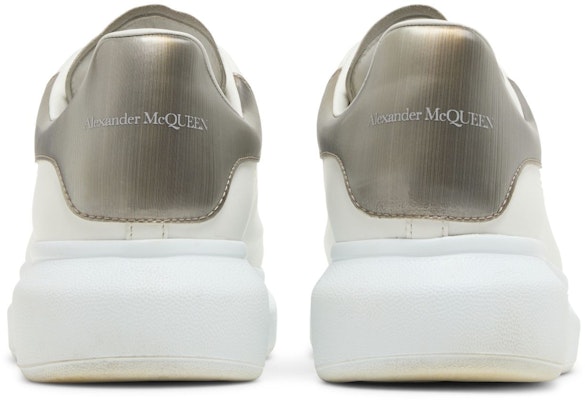 알렉산더 맥퀸 오버사이즈 스니커즈 '화이트 메탈릭' 586204-WIBNR-9732 Details for 알렉산더 맥퀸 오버사이즈 스니커즈 '화이트 메탈릭' 586204-WIBNR-9732