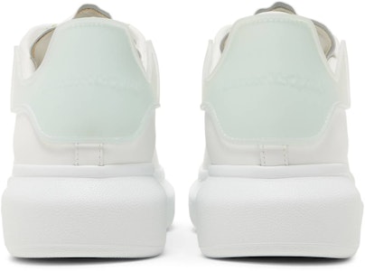 亞歷山大·麥昆 低幫 系帶 時尚板鞋 男款 白綠色 Details for 亞歷山大·麥昆 低幫 系帶 時尚板鞋 男款 白綠色