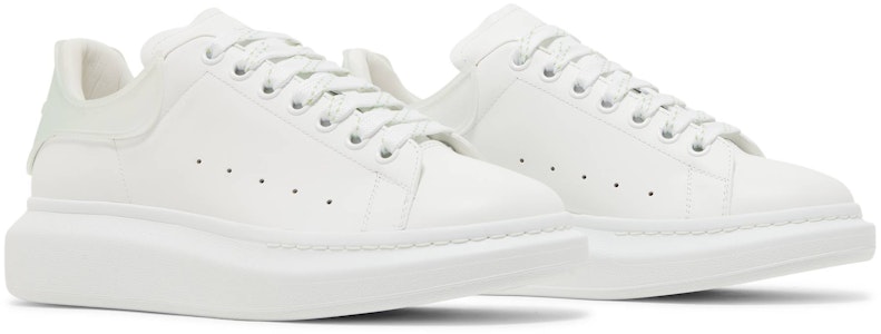 亞歷山大·麥昆 低幫 系帶 時尚板鞋 男款 白綠色 Cheap 亞歷山大·麥昆 低幫 系帶 時尚板鞋 男款 白綠色