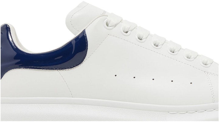 Alexander McQueen Kasut Oversize 'Putih Navy Patent' 727390WICGW9095 Order Alexander McQueen Kasut Oversize 'Putih Navy Patent' 727390WICGW9095