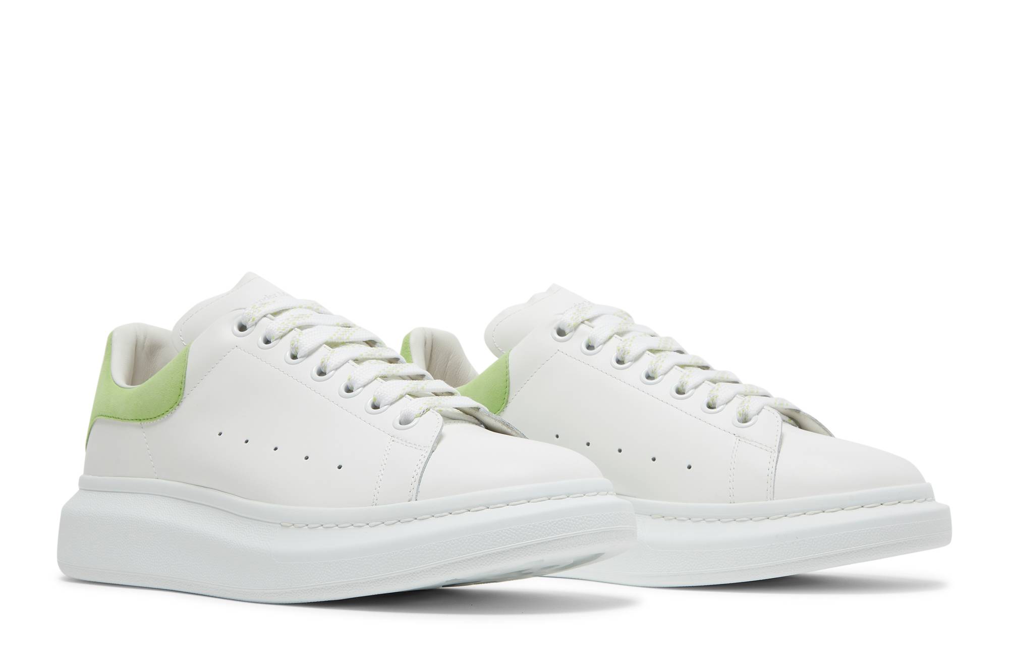 Cheap Sneaker Alexander McQueen Oversized 'White New Acid' Putih Asid Baru 553680-WHGP7-9427