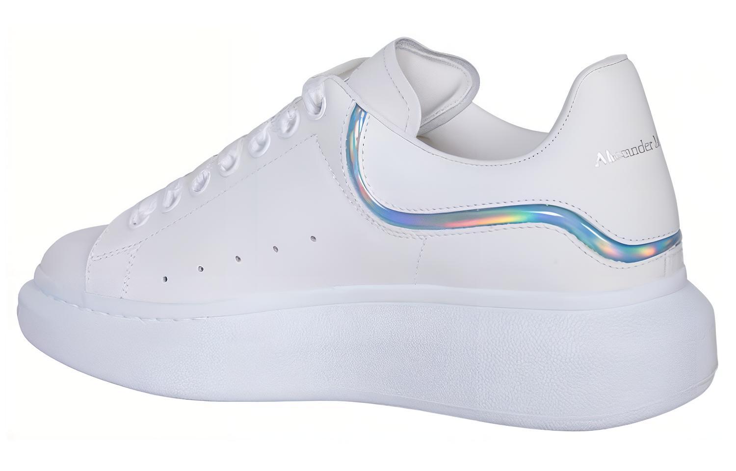 Lookbook Alexander McQueen Sneaker Besar 'Putih Paradise Biru' 782467WIE9R8757