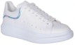 Shop Alexander McQueen Sneaker Besar 'Putih Paradise Biru' 782467WIE9R8757