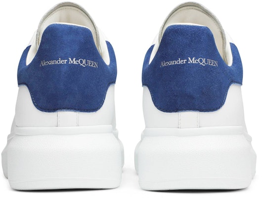 Alexander McQueen Oversized Sneaker 'White Paris Blue' 553680WHGP79086 Details for Alexander McQueen Oversized Sneaker 'White Paris Blue' 553680WHGP79086