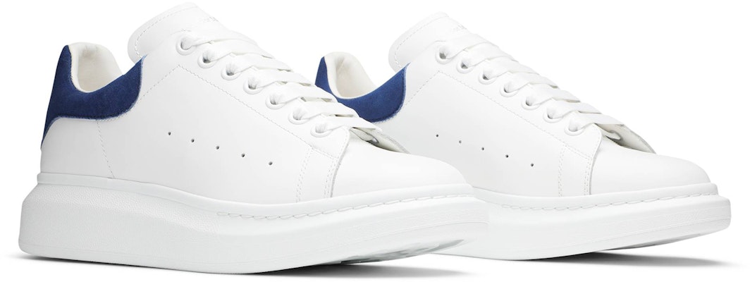 Alexander McQueen Oversized Sneaker 'White Paris Blue' 553680WHGP79086 Cheap Alexander McQueen Oversized Sneaker 'White Paris Blue' 553680WHGP79086