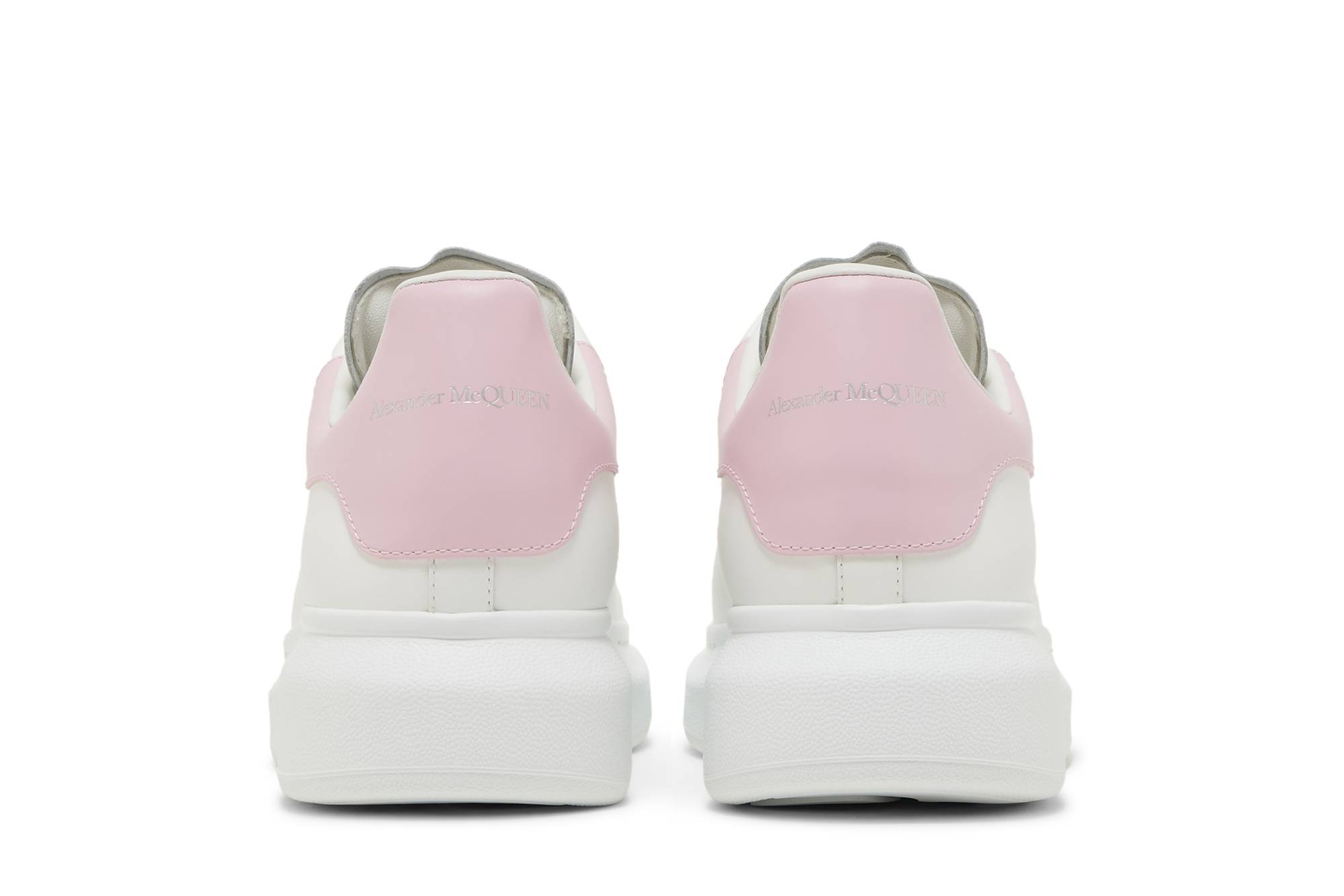 Details for 알렉산더 맥퀸 오버사이즈 스니커 '화이트 핑크' 553680WHGP59657 553680WHGP59657