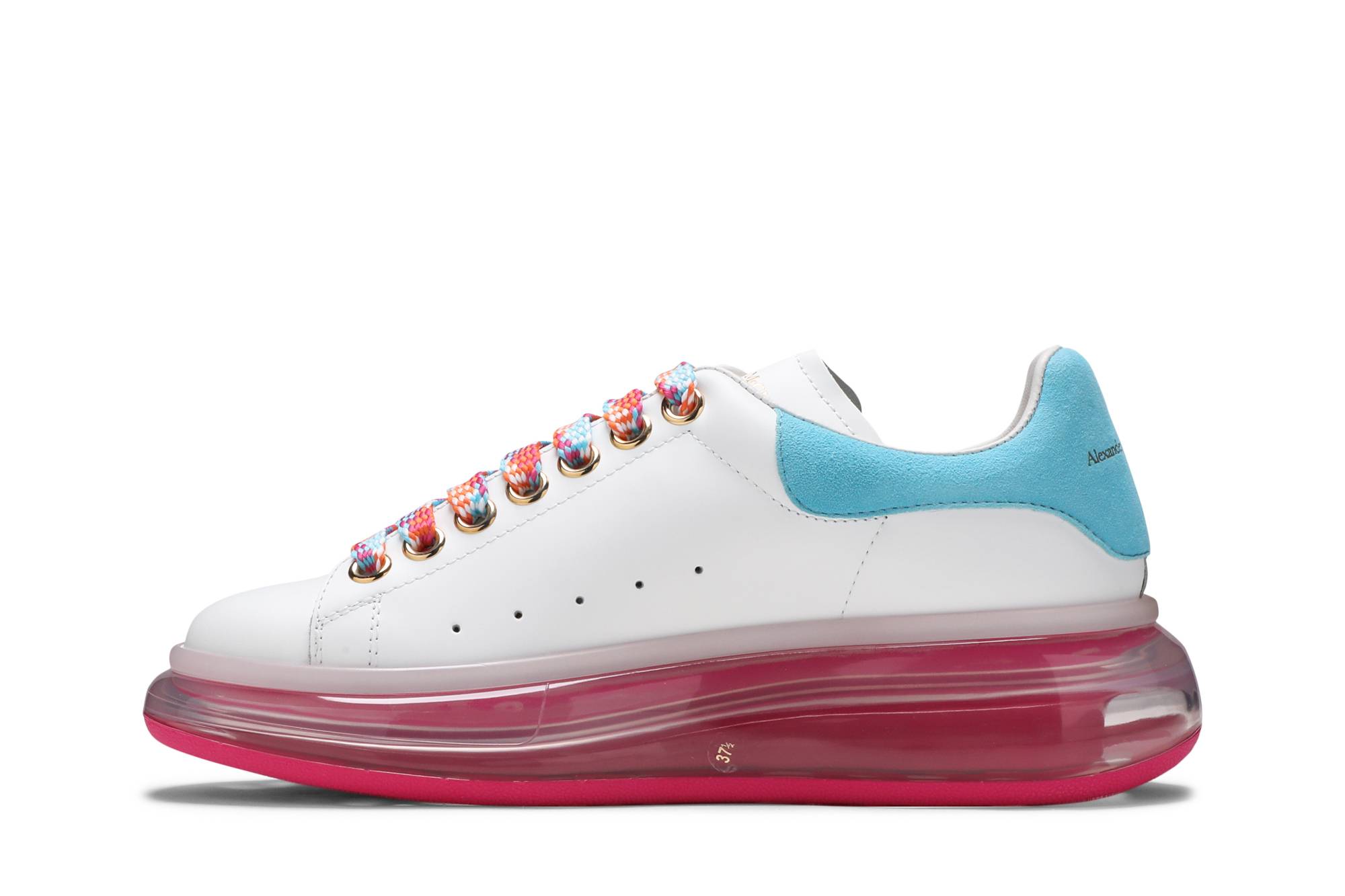 Lookbook (W) Zapatillas Alexander McQueen Oversized 'Blanco Rosa' 612744-WIA4G-9323