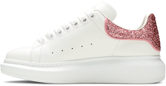 (W) アレキサンダー・マックイーン オーバーサイズスニーカー 白ピンクグリッター 558945-WIA4Y-9414 Lookbook (W) アレキサンダー・マックイーン オーバーサイズスニーカー 白ピンクグリッター 558945-WIA4Y-9414