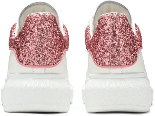 (W) 알렉산더 맥퀸 오버사이즈 스니커즈 '화이트 핑크 글리터' 558945-WIA4Y-9414 Details for (W) 알렉산더 맥퀸 오버사이즈 스니커즈 '화이트 핑크 글리터' 558945-WIA4Y-9414