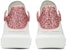 (W) 알렉산더 맥퀸 오버사이즈 스니커즈 '화이트 핑크 글리터' 558945-WIA4Y-9414