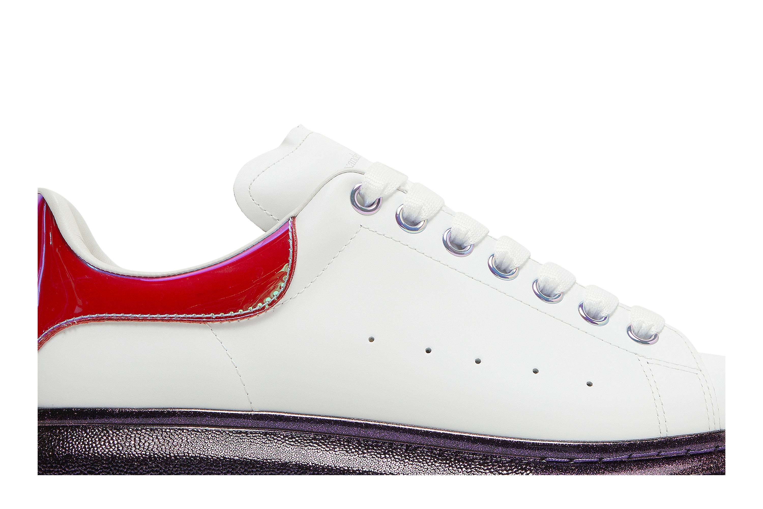 Alexander McQueen Oversized Sneaker 'White Pink Iridescent' 圖 2