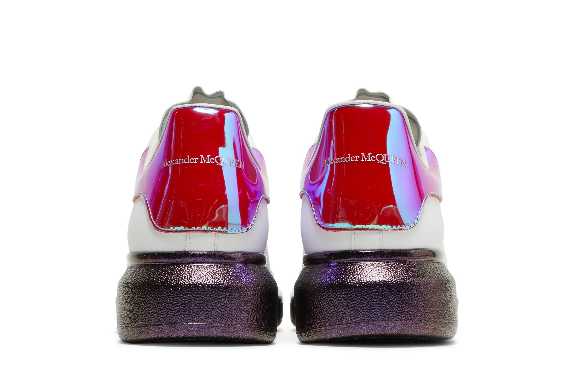 Alexander McQueen Oversized Sneaker 'White Pink Iridescent' 圖 6