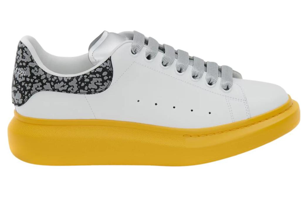 Alexander McQueen Oversized Sneaker 'White Pop Yellow' 圖 2