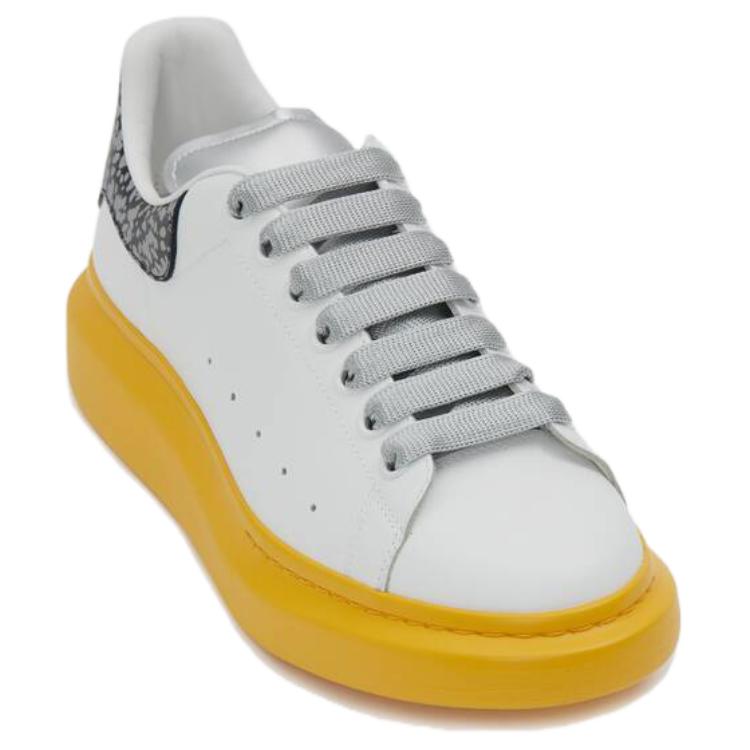 Alexander McQueen Oversized Sneaker 'White Pop Yellow' 圖 3