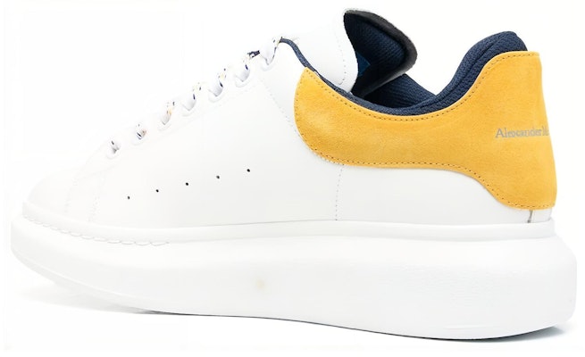 Alexander McQueen Oversized Sneaker 'Putih Pop Kuning Navy' 705060-WIBNT-8998 Lookbook Alexander McQueen Oversized Sneaker 'Putih Pop Kuning Navy' 705060-WIBNT-8998