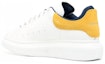 Lookbook Alexander McQueen Oversized Sneaker 'Putih Pop Kuning Navy' 705060-WIBNT-8998