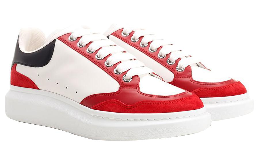 Lookbook Alexander McQueen亞歷山大麥昆 減震防滑耐磨 低筒 休閒生活鞋 男款 白紅