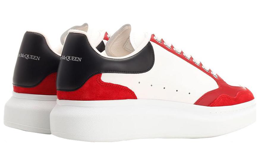 Shop Alexander McQueen亞歷山大麥昆 減震防滑耐磨 低筒 休閒生活鞋 男款 白紅