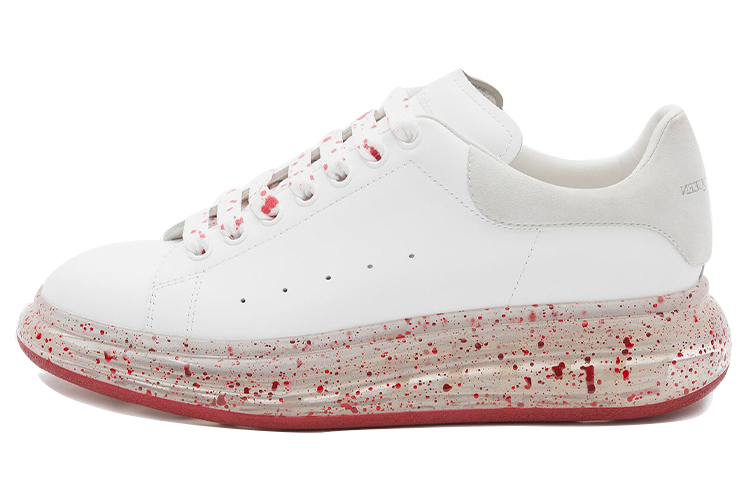 Alexander McQueen Oversized Sneaker 'White Red Splatter' 625174WHYBB9175
