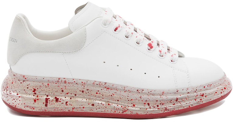 亚历山大·麦昆白红飞溅超大号运动鞋 625174WHYBB9175 Order 亚历山大·麦昆白红飞溅超大号运动鞋 625174WHYBB9175