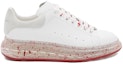 Order 亚历山大·麦昆白红飞溅超大号运动鞋 625174WHYBB9175