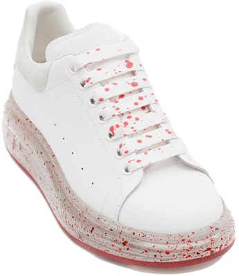 亚历山大·麦昆白红飞溅超大号运动鞋 625174WHYBB9175 Lookbook 亚历山大·麦昆白红飞溅超大号运动鞋 625174WHYBB9175