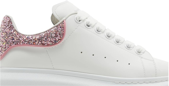 (W) Alexander McQueen Oversized Sneaker 'Putih Mawar Glitter' 558945-WIAFF-9477 Order (W) Alexander McQueen Oversized Sneaker 'Putih Mawar Glitter' 558945-WIAFF-9477