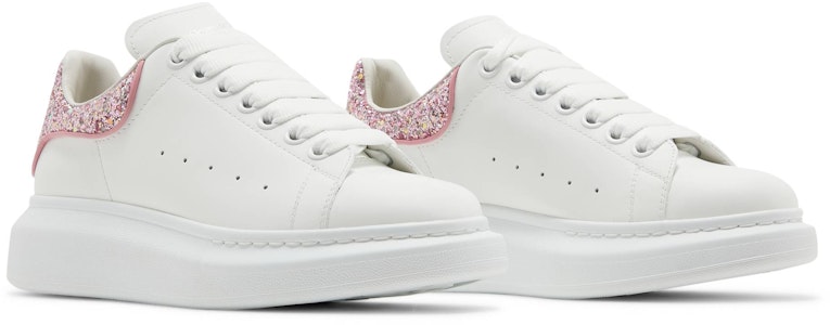 (W) Alexander McQueen Oversized Sneaker 'Putih Mawar Glitter' 558945-WIAFF-9477 Cheap (W) Alexander McQueen Oversized Sneaker 'Putih Mawar Glitter' 558945-WIAFF-9477
