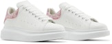 Cheap (W) Alexander McQueen Oversized Sneaker 'Putih Mawar Glitter' 558945-WIAFF-9477