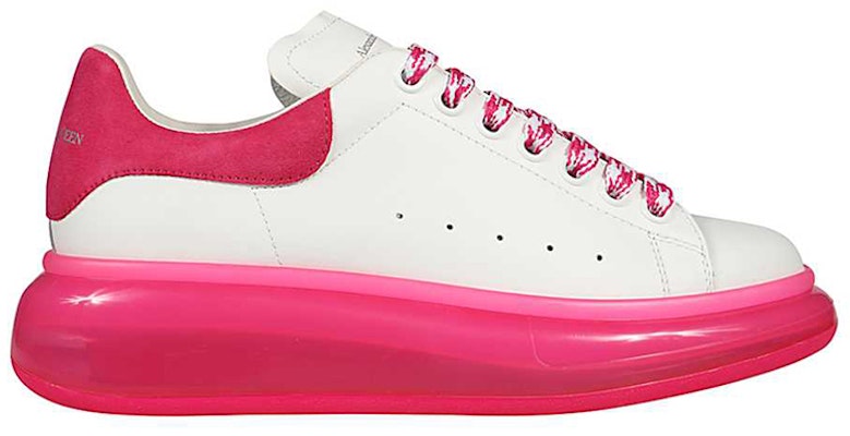 Alexander McQueen Kasut Oversized 'Putih Shock Pink' 611698-WHXMA-9391 Order Alexander McQueen Kasut Oversized 'Putih Shock Pink' 611698-WHXMA-9391
